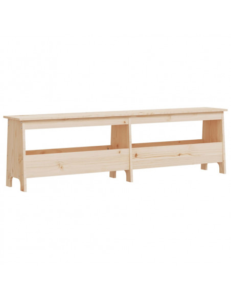 Panca da Ingresso 16028x45 cm in Legno Massello di Pino
