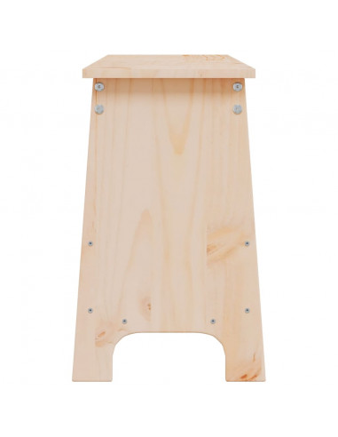Panca da Ingresso 16028x45 cm in Legno Massello di Pino