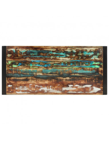 Tavolo da Pranzo 120x55x76 cm in Legno Massello di Recupero