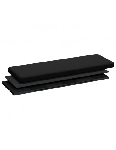 Panca Portaoggetti Pieghevole Nera in PVC