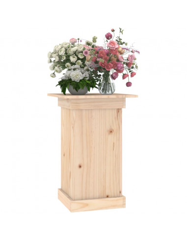 Portafiori 40x40x60 cm in Legno Massello di Pino