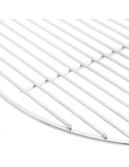 Griglia per Barbecue Rotonda Ø44,5 cm Acciaio Inossidabile 304