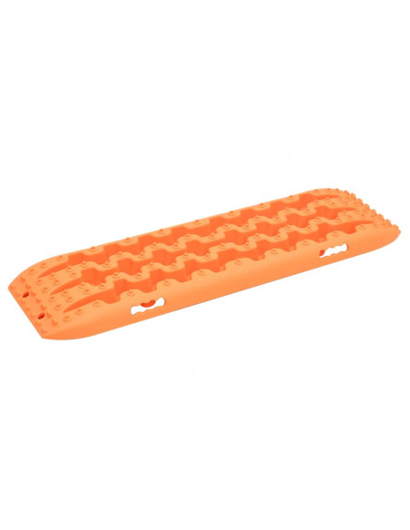 Tavole di Trazione 2 pz Arancioni 106x30,5x7 cm Nylon