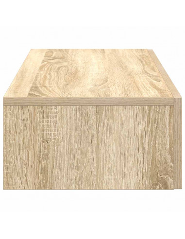 Scaffale a Parete con Cassetti Sonoma 80x33x17 cm in Truciolato