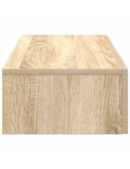 Scaffale a Parete con Cassetti Sonoma 80x33x17 cm in Truciolato