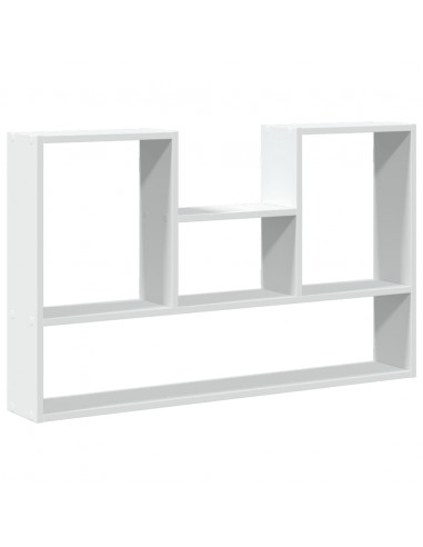 Scaffale a Parete Bianco 99x15x60 cm in Truciolato