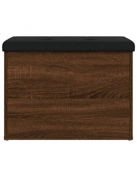 Panca Portaoggetti Rovere Marrone 62x42x45 cm Legno Multistrato