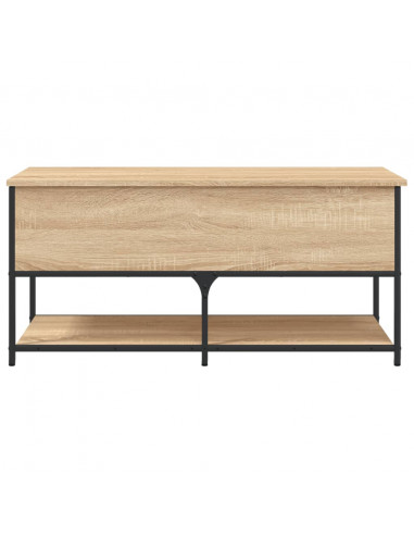 Panca Portaoggetti Rovere Sonoma 100x42,5x47 Legno Multistrato