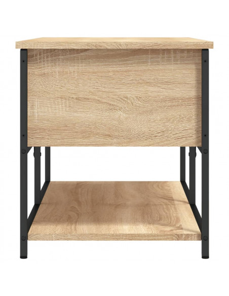 Panca Portaoggetti Rovere Sonoma 100x42,5x47 Legno Multistrato