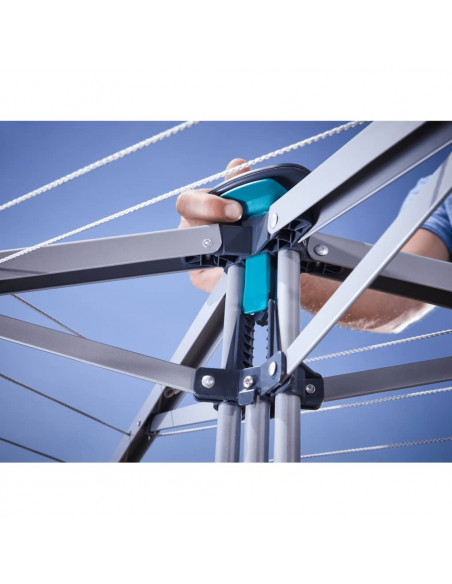 Leifheit Stendibiancheria Rotante LinoPop-Up 140 con Fodera
