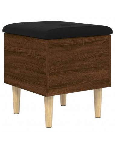 Panca Portaoggetti Rovere Marrone 42x42x46 cm Legno Multistrato