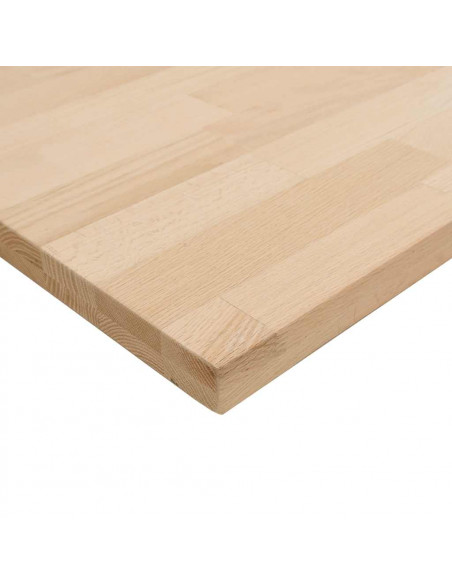 Piano di Lavoro Cucina 100x63,5x4 cm Legno Massello Rovere