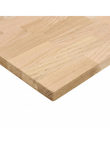 Piano di Lavoro Cucina 140x63,5x2,7 cm Legno Massello Rovere