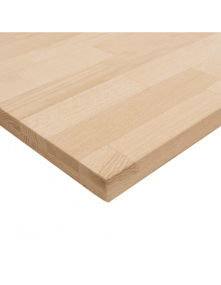Piano di Lavoro Cucina 140x63,5x4 cm Legno Massello Rovere