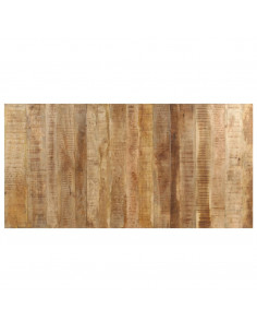 Tavolo da Pranzo 200x100x76 cm in Legno di Mango Grezzo 2