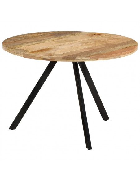 Tavolo da Pranzo 110x75 cm in Legno Massello di Mango