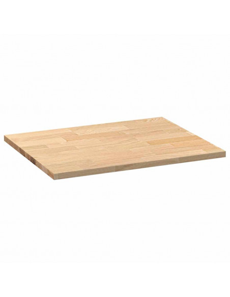 Piano di Lavoro Cucina 80x63,5x2,7 cm Legno Massello Rovere