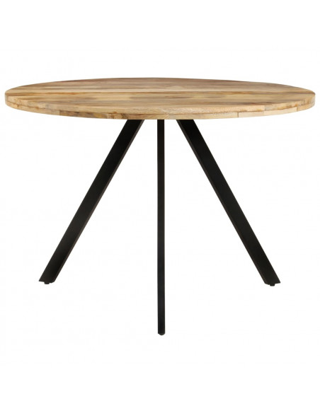 Tavolo da Pranzo 110x75 cm in Legno Massello di Mango