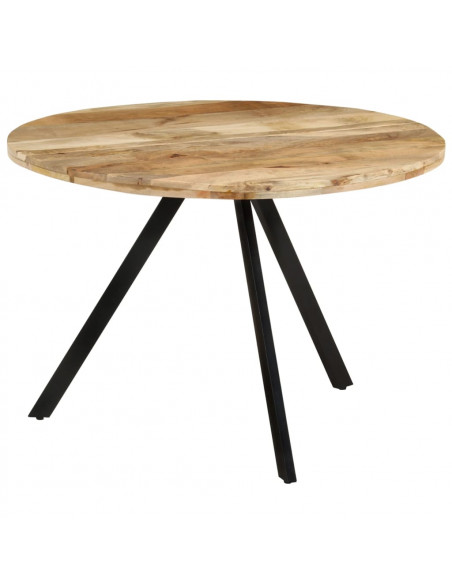 Tavolo da Pranzo 110x75 cm in Legno Massello di Mango