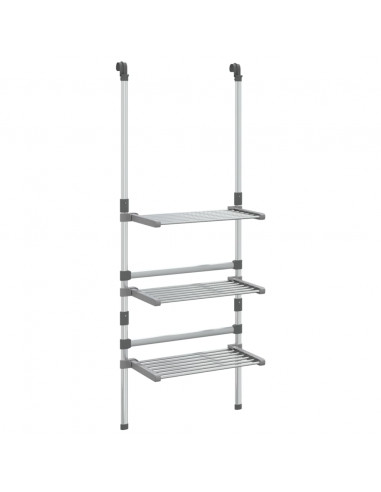 Stendibiancheria Pensile a 3 Livelli in Alluminio