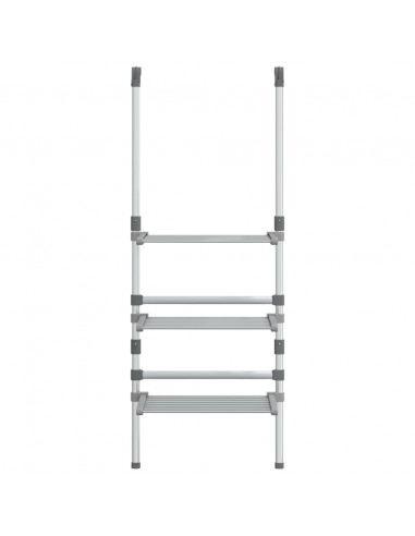Stendibiancheria Pensile a 3 Livelli in Alluminio