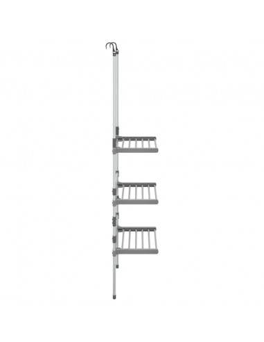 Stendibiancheria Pensile a 3 Livelli in Alluminio