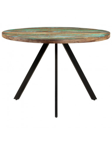 Tavolo da Pranzo 110x75 cm in Legno Massello di Recupero