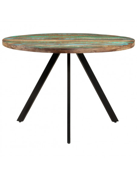 Tavolo da Pranzo 110x75 cm in Legno Massello di Recupero