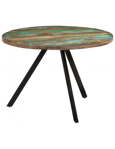 Tavolo da Pranzo 110x75 cm in Legno Massello di Recupero