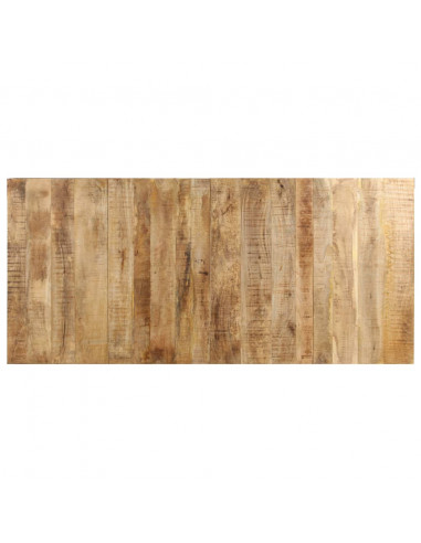 Tavolo da Pranzo 220x100x76 cm in Legno di Mango Grezzo