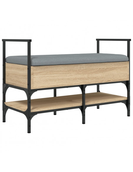 Panca Porta Scarpe Rovere Sonoma 85,5x42x57,5 cm