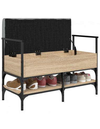 Panca Porta Scarpe Rovere Sonoma 85,5x42x57,5 cm