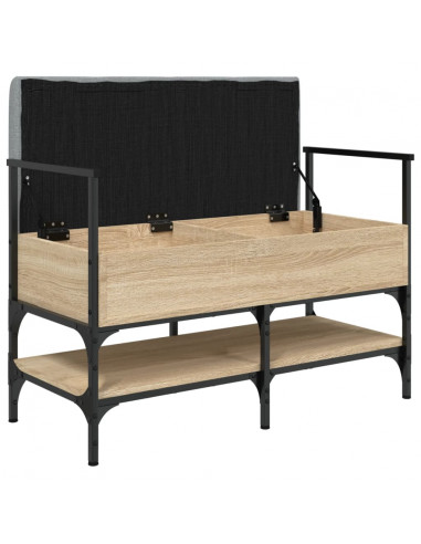 Panca Porta Scarpe Rovere Sonoma 85,5x42x57,5 cm