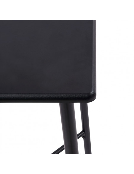 Tavolo da Bar Nero 60x60x111 cm in MDF