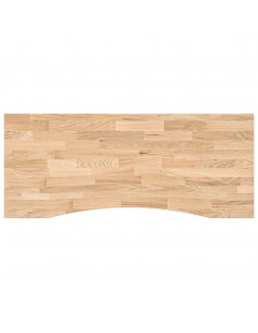 Piano Scrivania 120x50x2,5 cm Rovere Massello Non Trattato