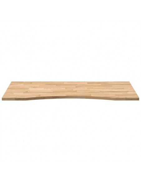 Piano Scrivania 120x50x2,5 cm Rovere Massello Non Trattato