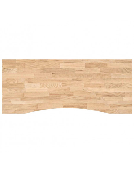 Piano Scrivania 120x60x2,5 cm Rovere Massello Non Trattato