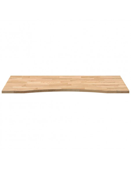 Piano Scrivania 120x60x2,5 cm Rovere Massello Non Trattato