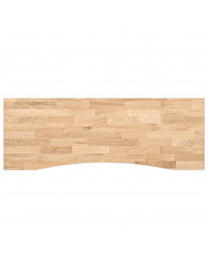 Piano Scrivania 140x50x2,5 cm Rovere Massello Non Trattato