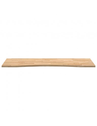 Piano Scrivania 140x50x2,5 cm Rovere Massello Non Trattato