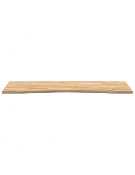 Piano Scrivania 140x50x2,5 cm Rovere Massello Non Trattato