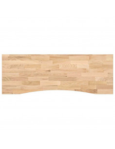 Piano Scrivania 140x60x2,5 cm Rovere Massello Non Trattato