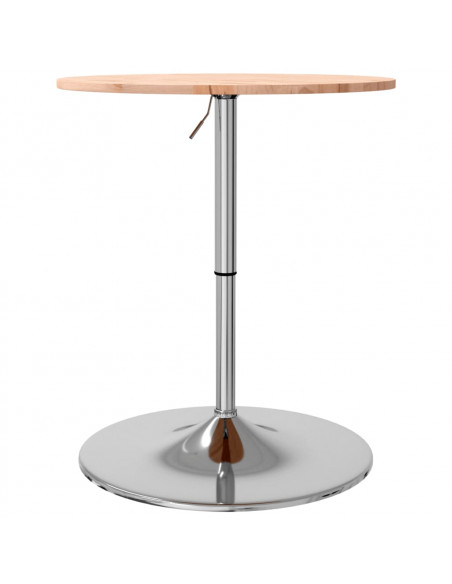 Tavolino da Bar Ø60x89,5 cm in Legno Massello di Faggio