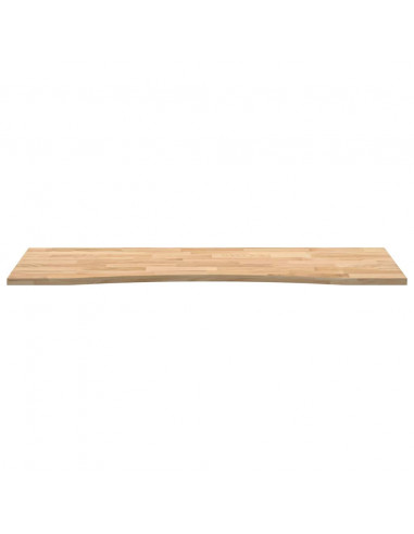 Piano Scrivania 140x60x2,5 cm Rovere Massello Non Trattato