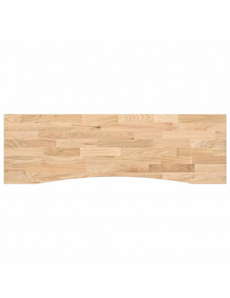 Piano Scrivania 160x50x2,5 cm Rovere Massello Non Trattato