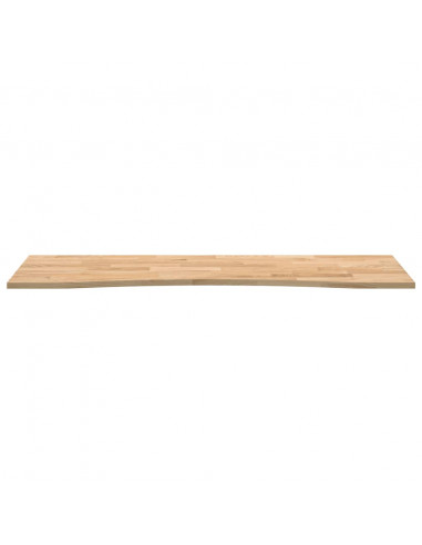 Piano Scrivania 160x50x2,5 cm Rovere Massello Non Trattato