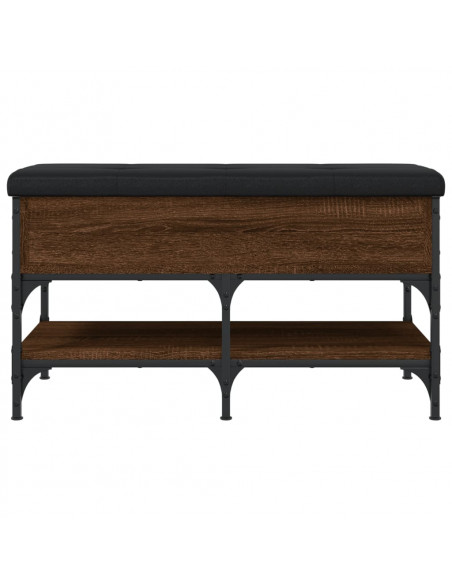 Panca Porta Scarpe Rovere Marrone 82x42x45 cm Legno Multistrato