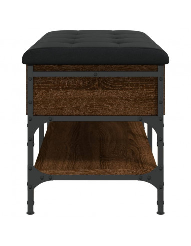 Panca Porta Scarpe Rovere Marrone 82x42x45 cm Legno Multistrato