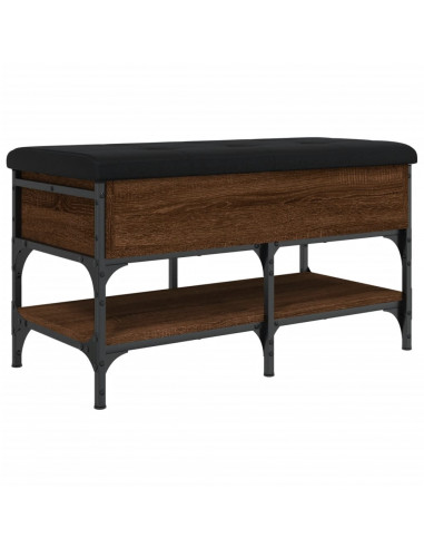Panca Porta Scarpe Rovere Marrone 82x42x45 cm Legno Multistrato