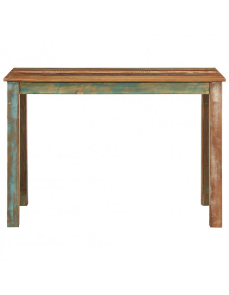 Tavolo da Pranzo 110x55x76 cm in Legno Massello di Recupero